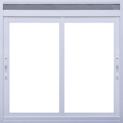 Imagem do produto Janela de Correr 2 folhas com ventilao permanente em tela na bandeira fixa