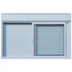 Imagens do produto Janela de Correr 2 folhas com persiana integrada motorizada