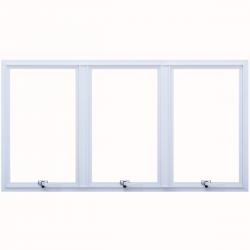 Imagem do produto Janela Maxim-ar com 3 mdulos simtricos com vidro temperado 6mm
