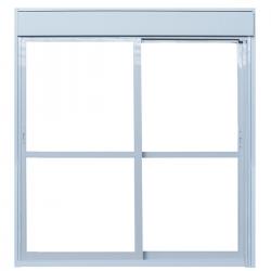 Imagem do produto Porta de Correr 2 Folhas Com Persiana Integrada Motorizada