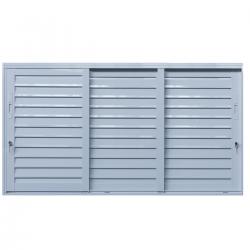 Imagem do produto Porta de Correr 3 Folhas Sequenciais em Veneziana