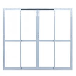 Imagem do produto Porta de correr 4 folhas com vidro temperado 6mm