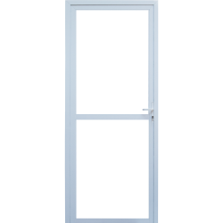 Imagem do produto Porta de Giro 1 folha com Vidro Temperado 6mm