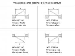 Imagens do produto Portinhola de Giro 1 Folha Veneziana